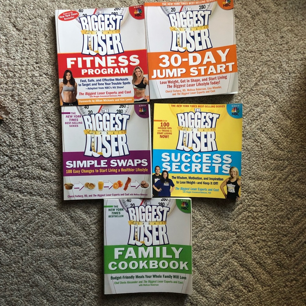 Bundle of 5 Biggest Loser Books from NBC